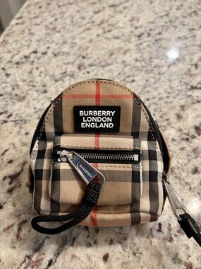 Burberry Nova Check Mini Backpack Pouch